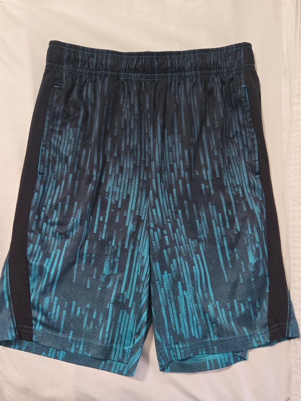 tek gear Boys Teal and Black Athletic Shorts